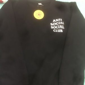 Anti social social club sweatshirt size L